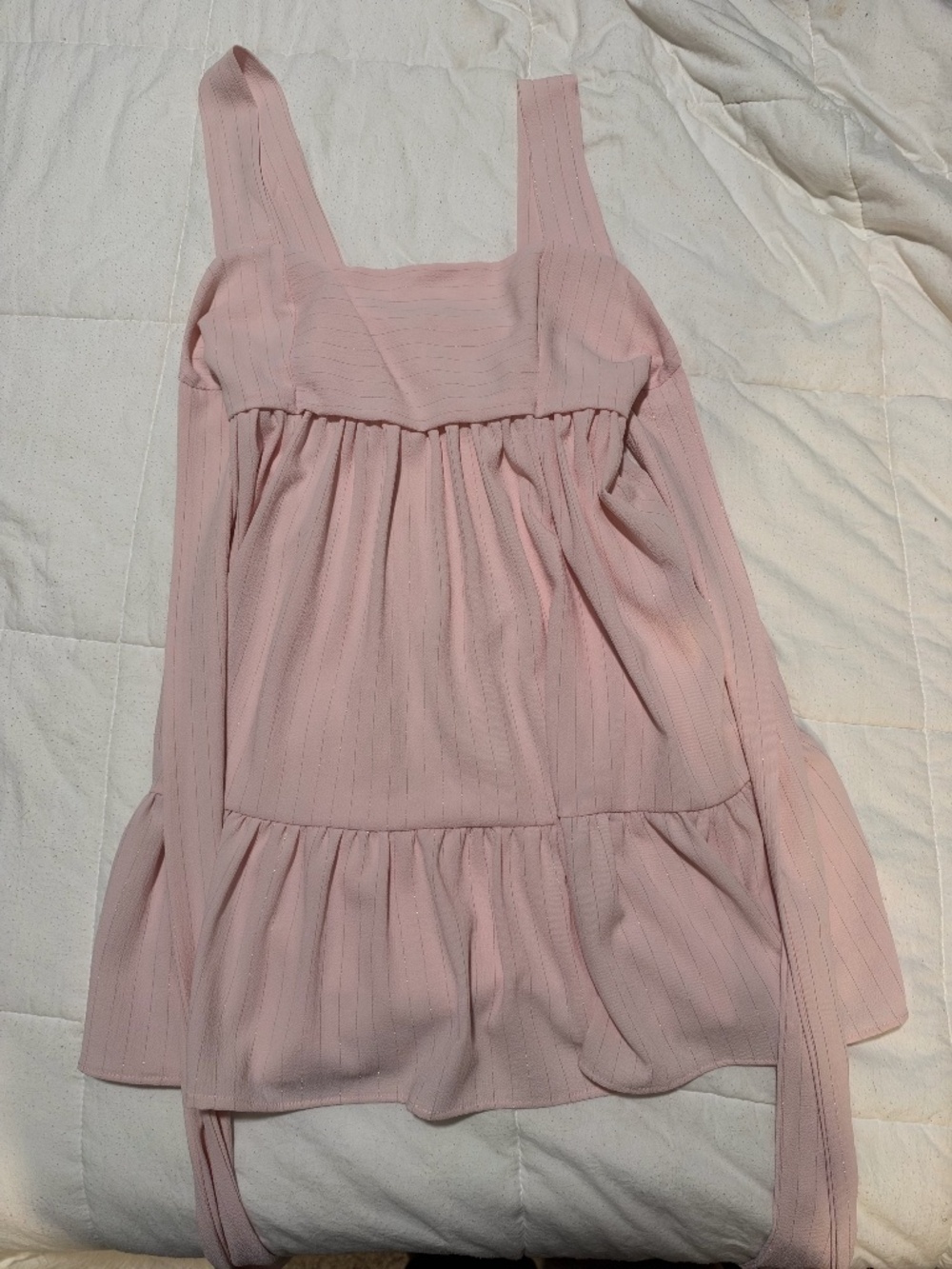 Pink babydoll dress